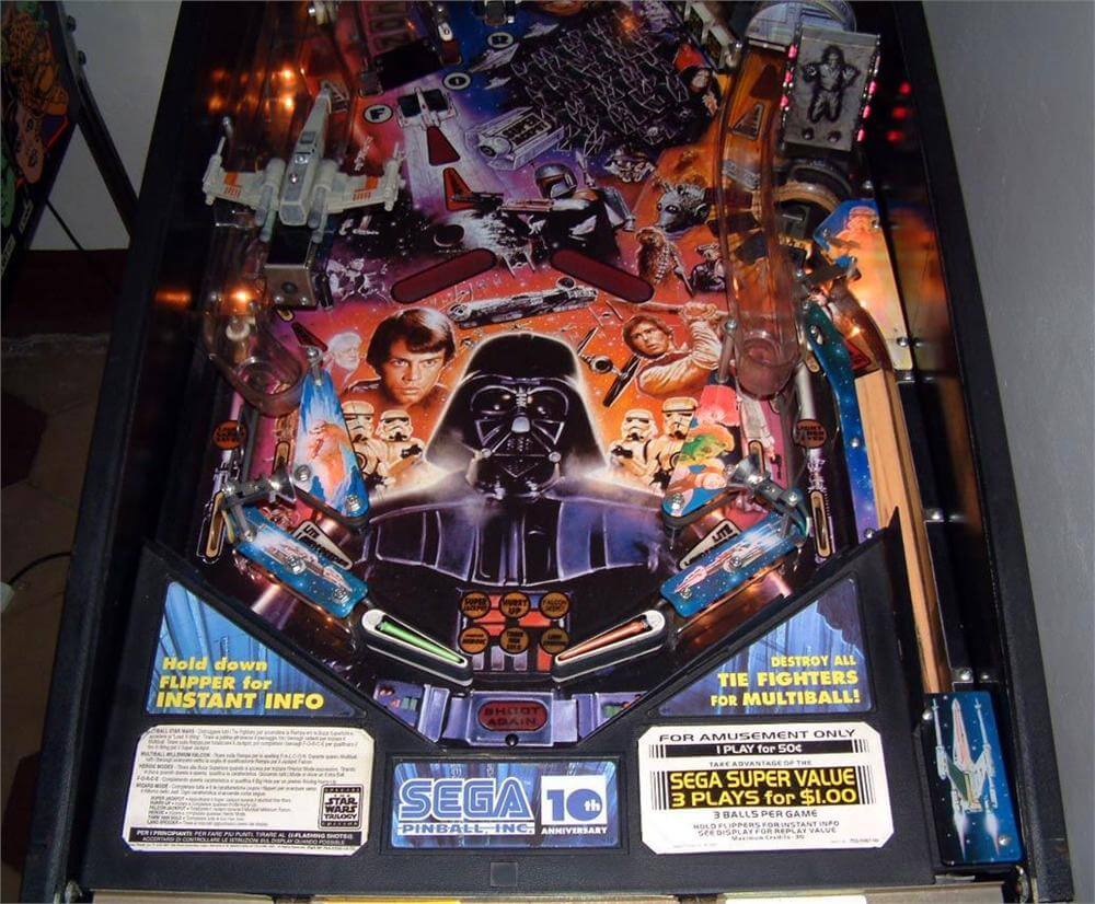 star wars trilogy pinball machine