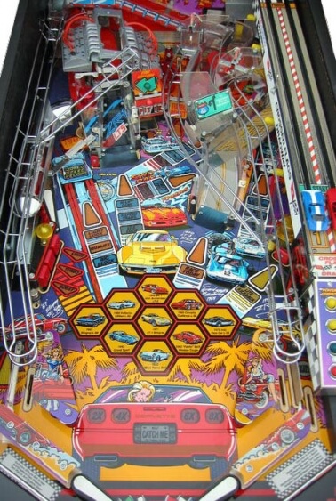 Corvette Pinball Machine by Bally Corvette Pinball Machine by Bally