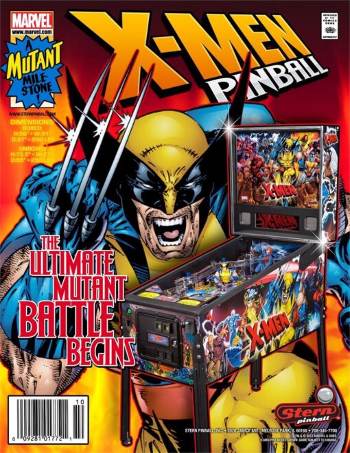 X-Men Pro Pinball Machine by Stern